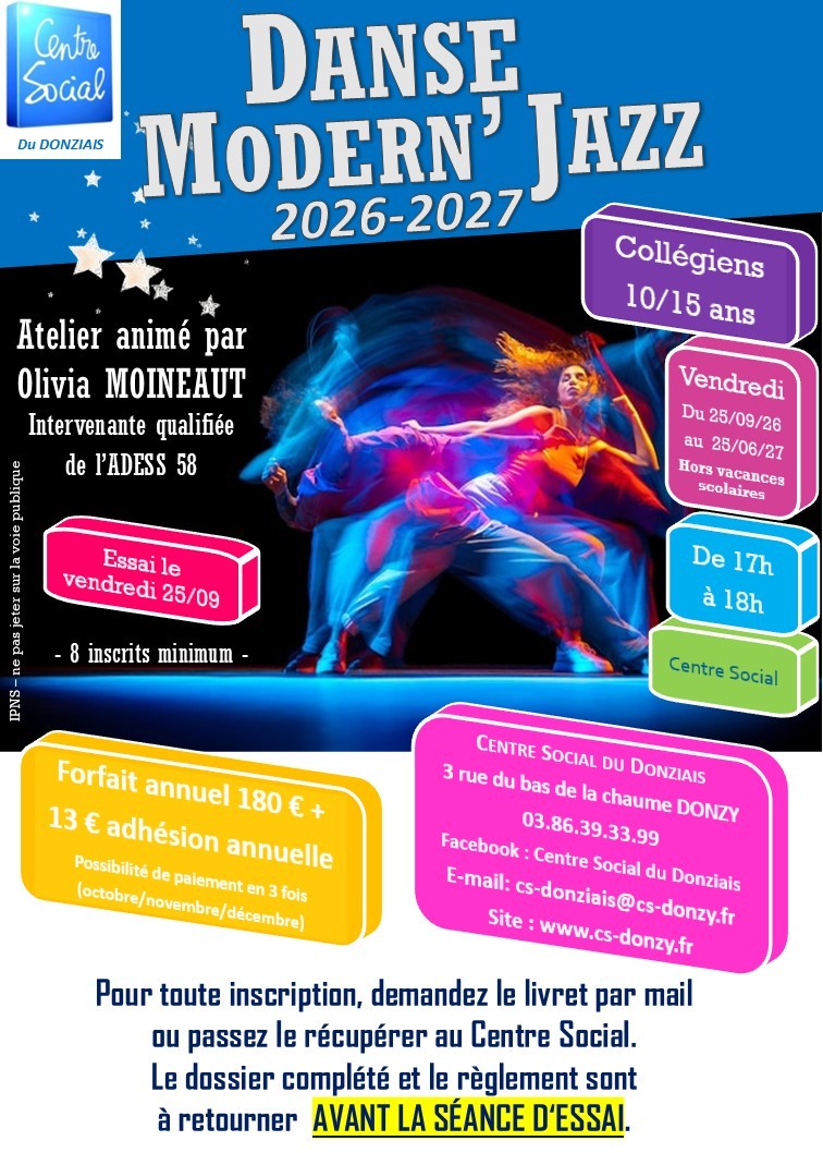 enfance-jeunesse moderne-jazz